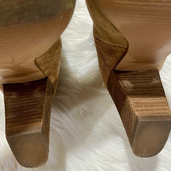 Madewell Aimee Buckle-Strap Leather Suede Ankle Boots‎ in Truffle Brown 7 - Picture 7 of 9